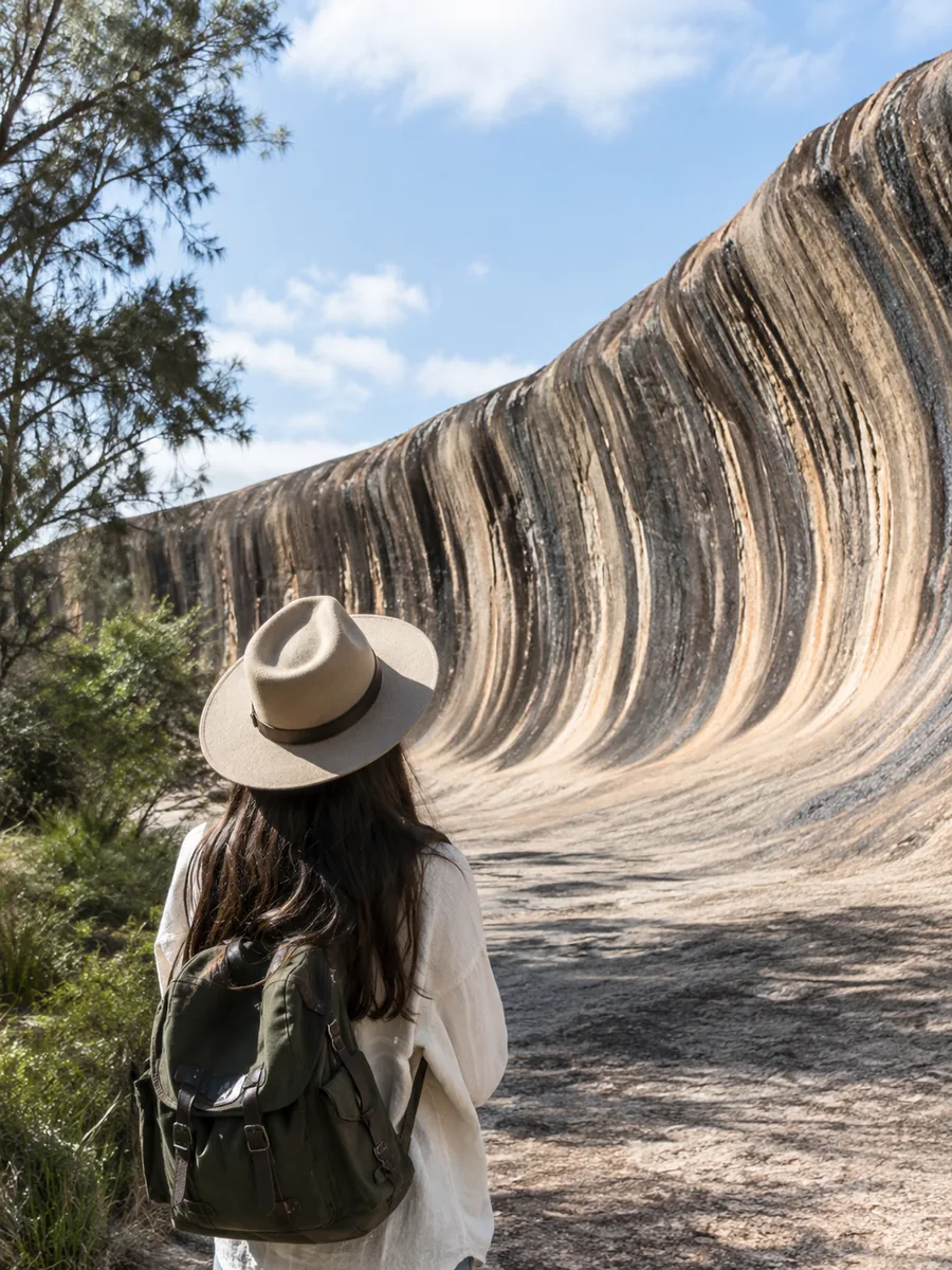Aussicht am Wave Rock